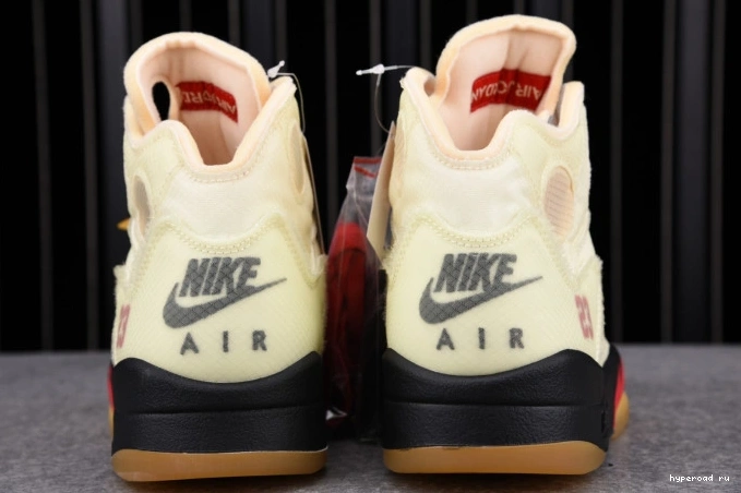 5 Sail OFF-WHITE Retro Jordan DH8565-100 0814